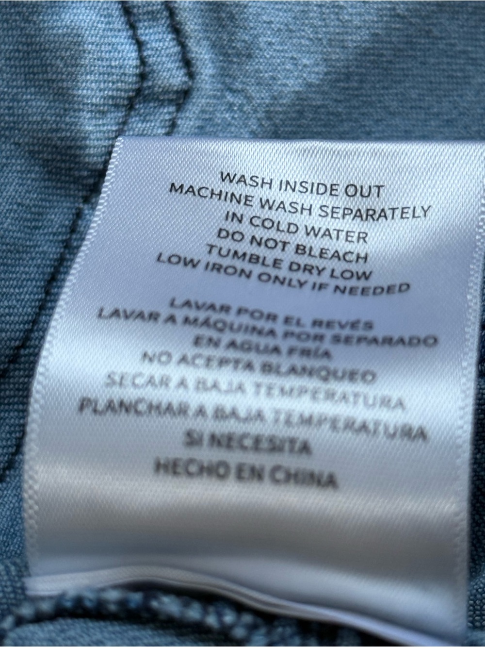 Denim Overall Dress - Blue - Picture 7 of 12